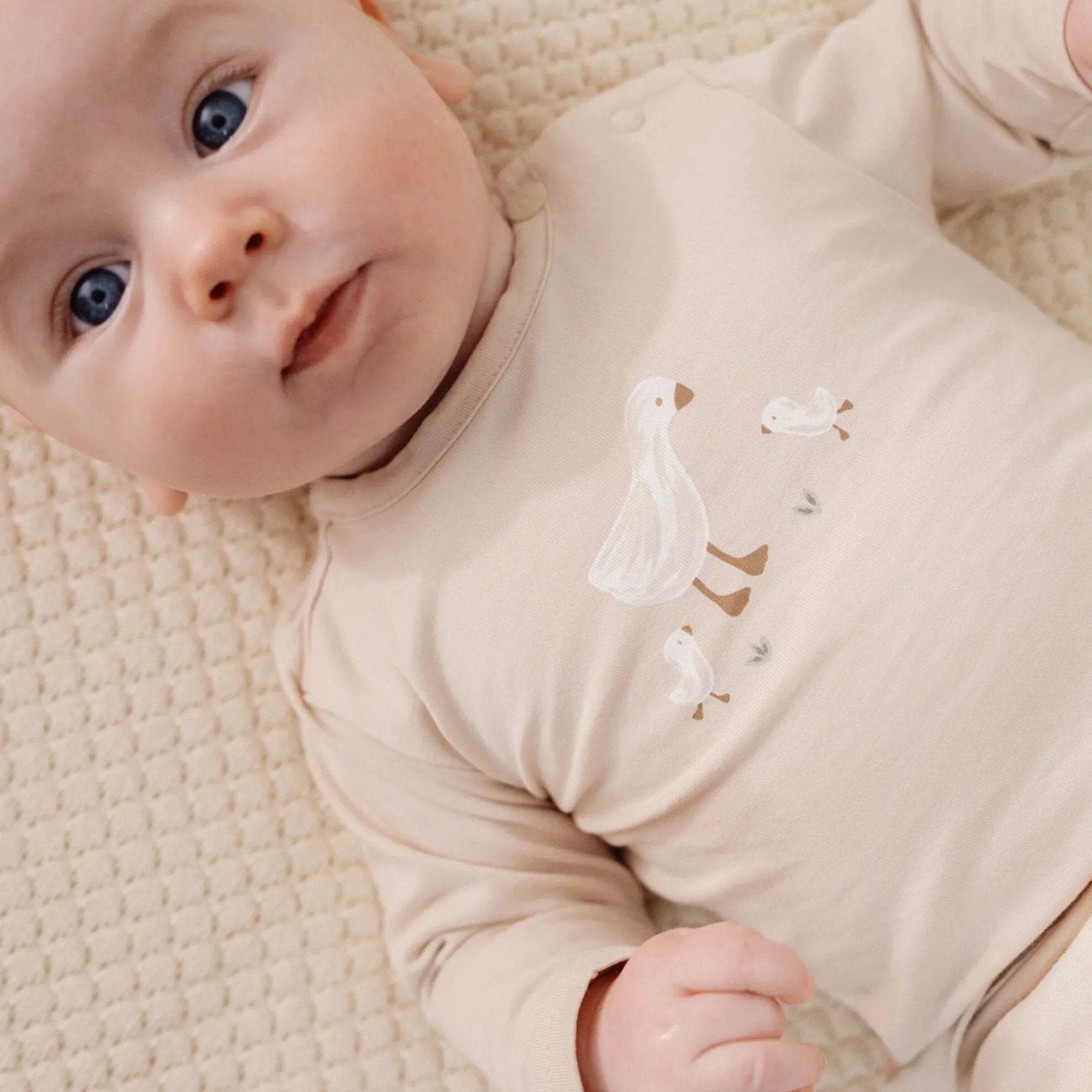 Little Dutch Shirt long sleeve - Sand - Newborn Naturals - Little Goose Hot