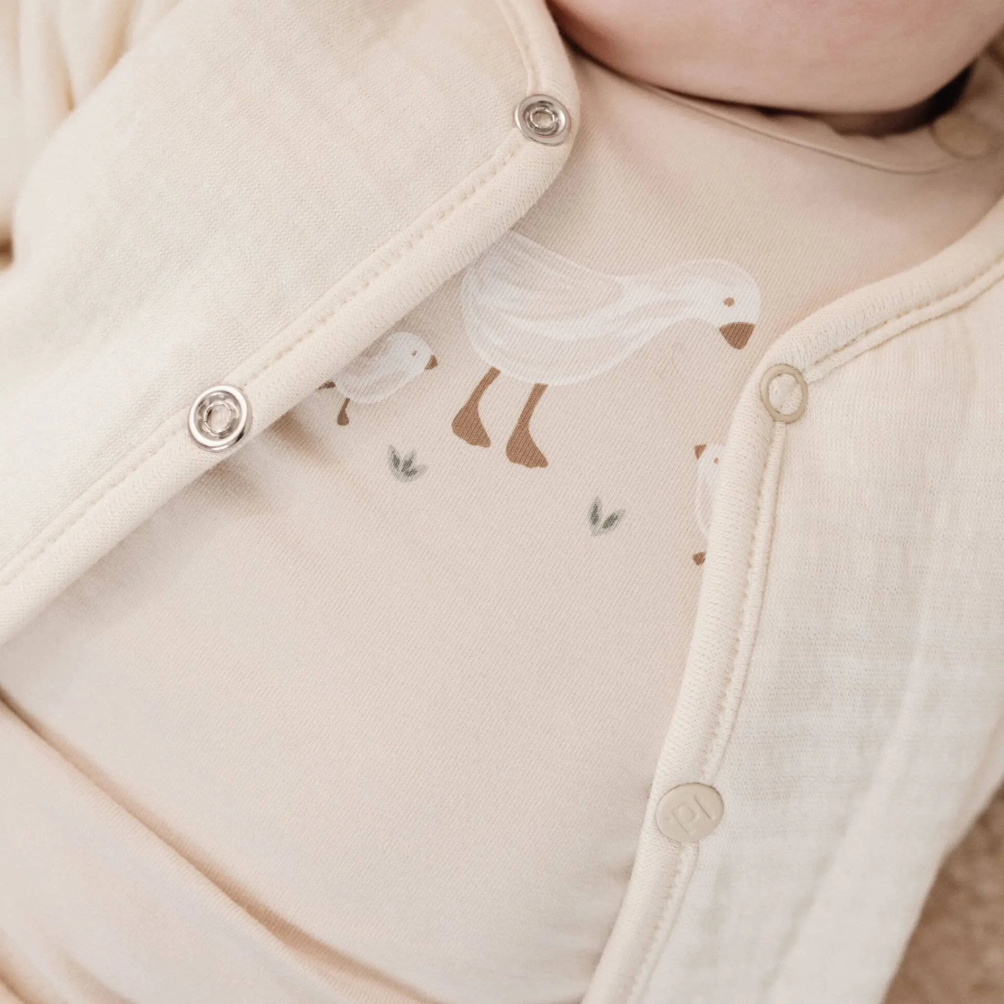 Little Dutch Shirt long sleeve - Sand - Newborn Naturals - Little Goose Hot