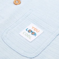 Little Dutch Shirt short sleeve - Blue Discount
