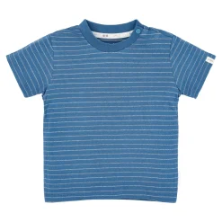 Little Dutch Shirt short sleeve - Blue - Indigo Stripe New
