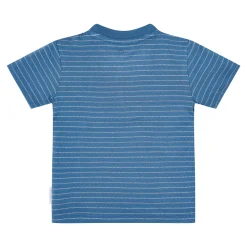 Little Dutch Shirt short sleeve - Blue - Indigo Stripe New