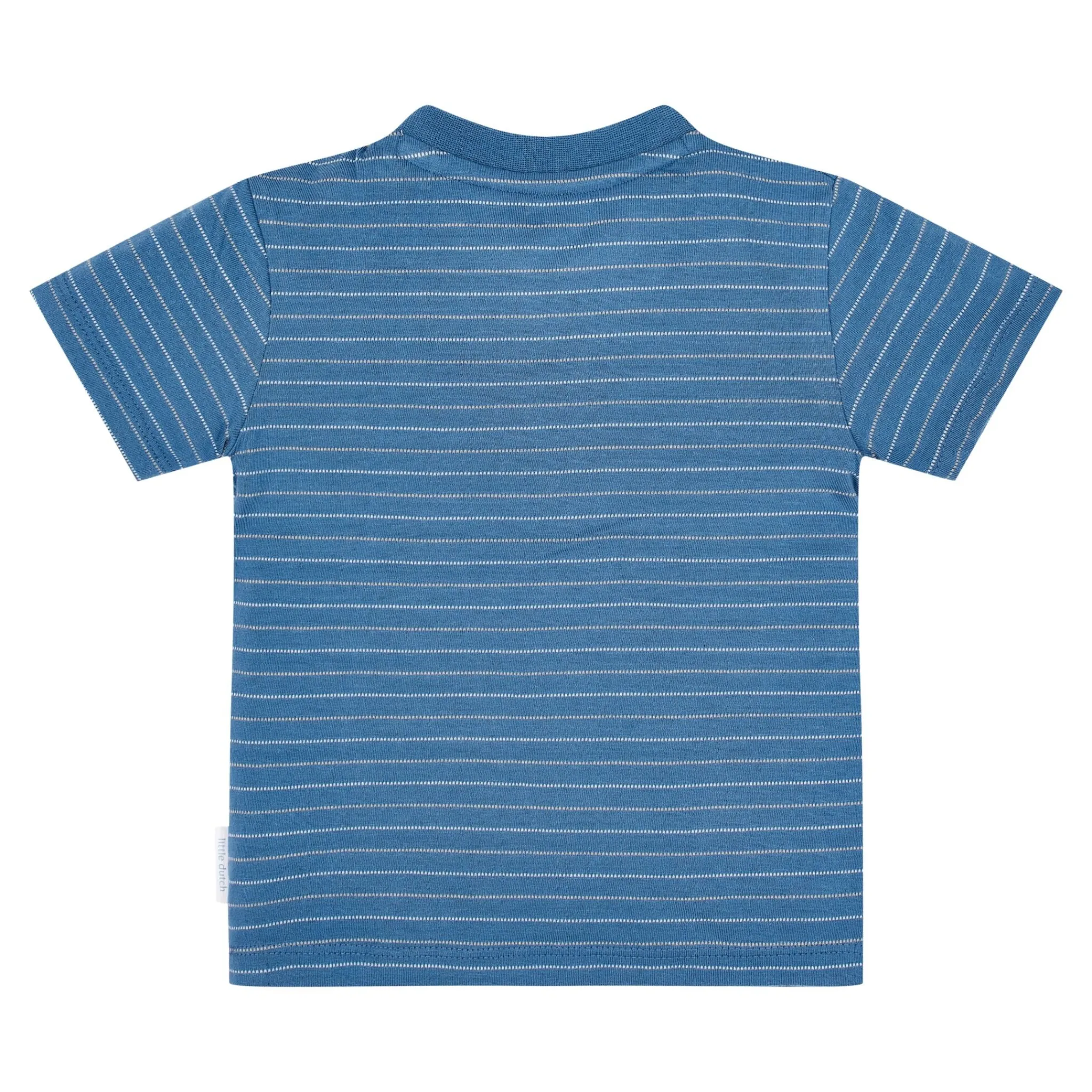 Little Dutch Shirt short sleeve - Blue - Indigo Stripe New