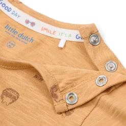 Little Dutch Shirt short sleeve - Brown