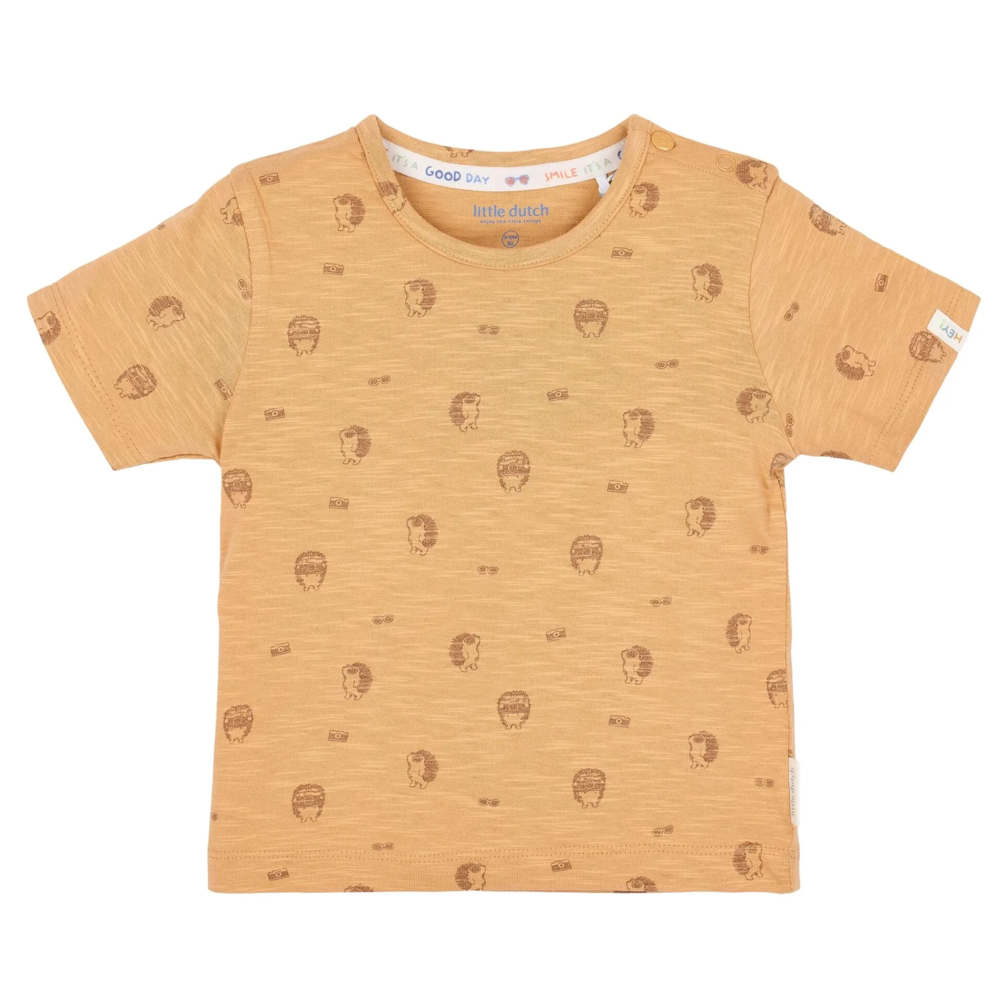 Little Dutch Shirt short sleeve - Brown