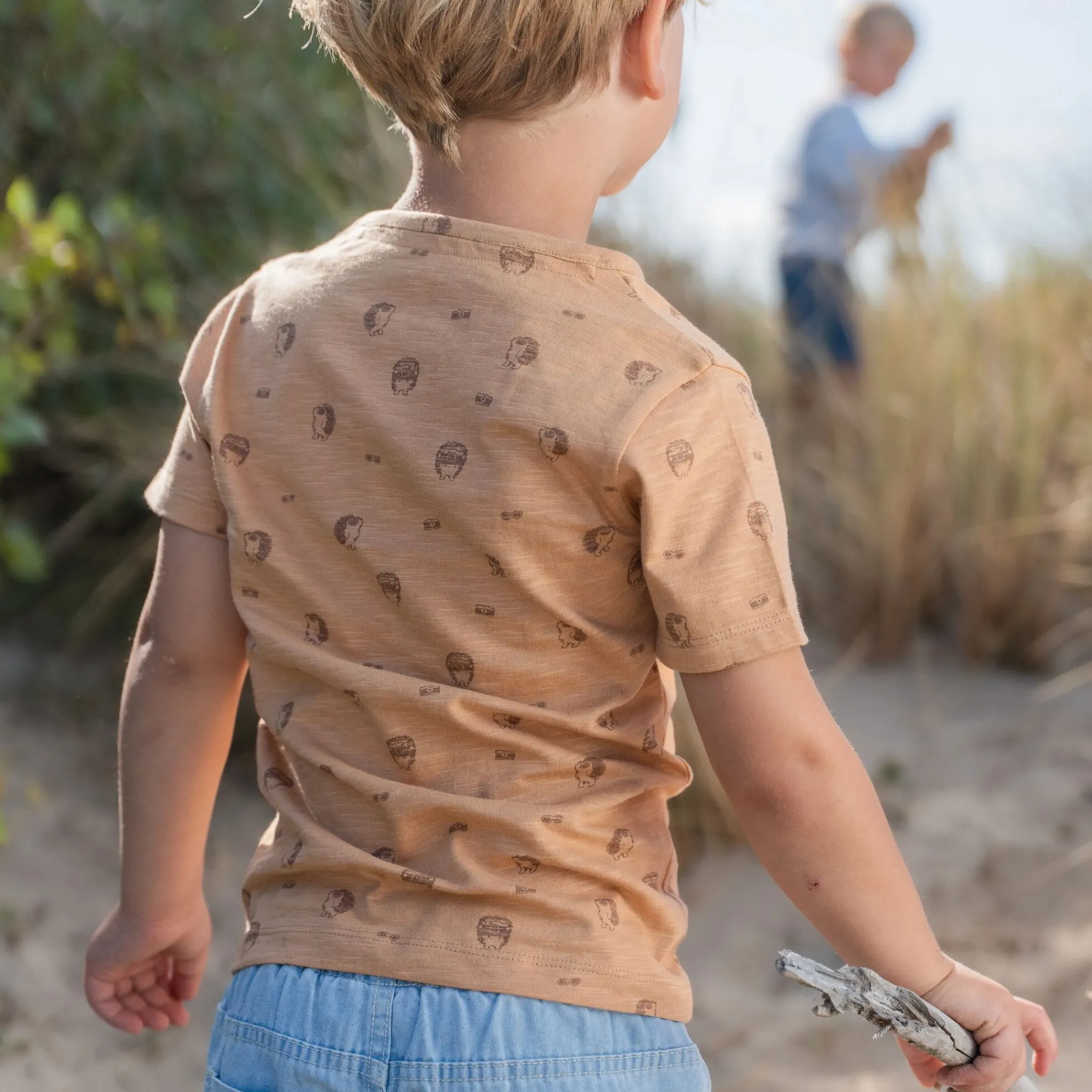 Little Dutch Shirt short sleeve - Brown