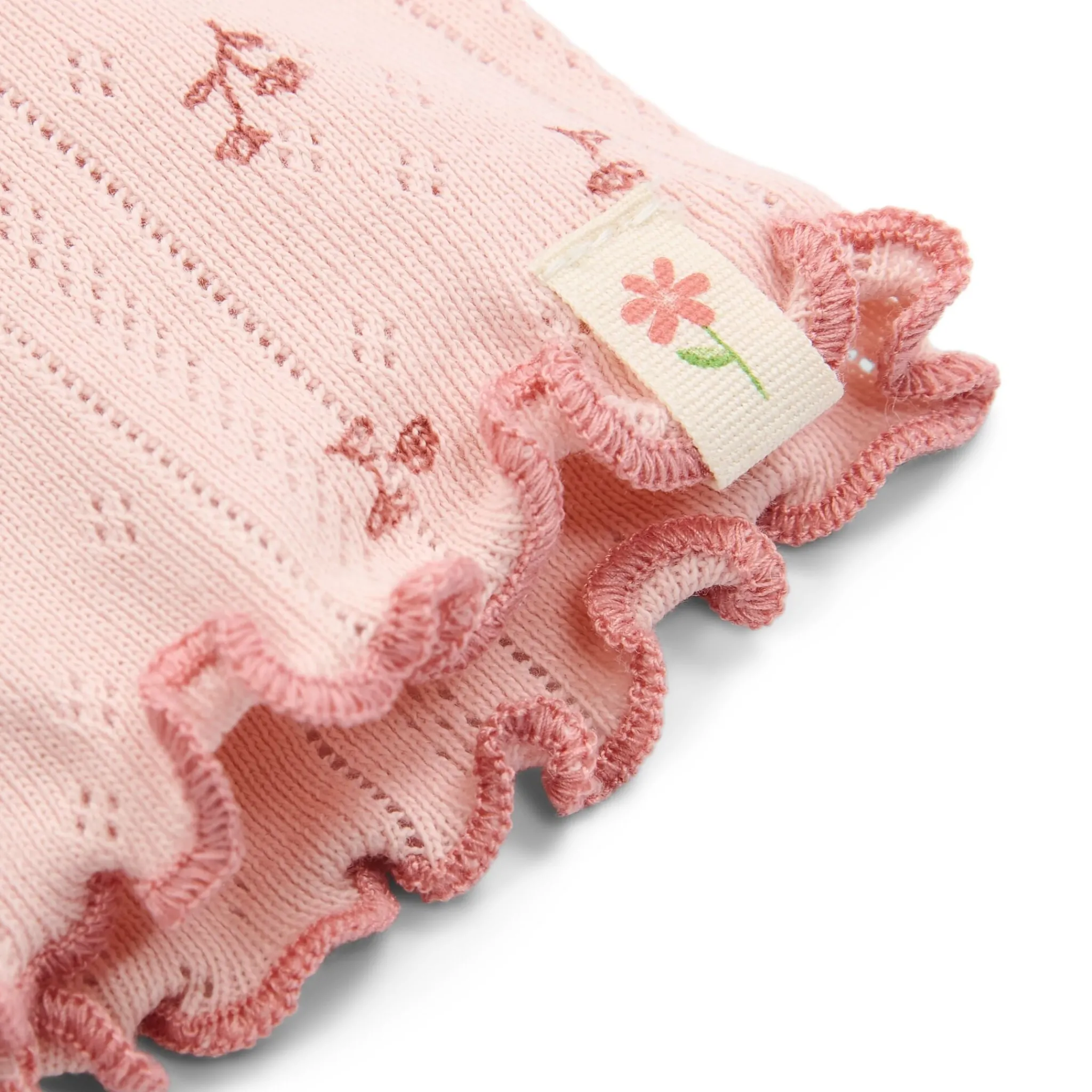 Little Dutch Shirt short sleeve - Pink - Fairy Flowers Hot