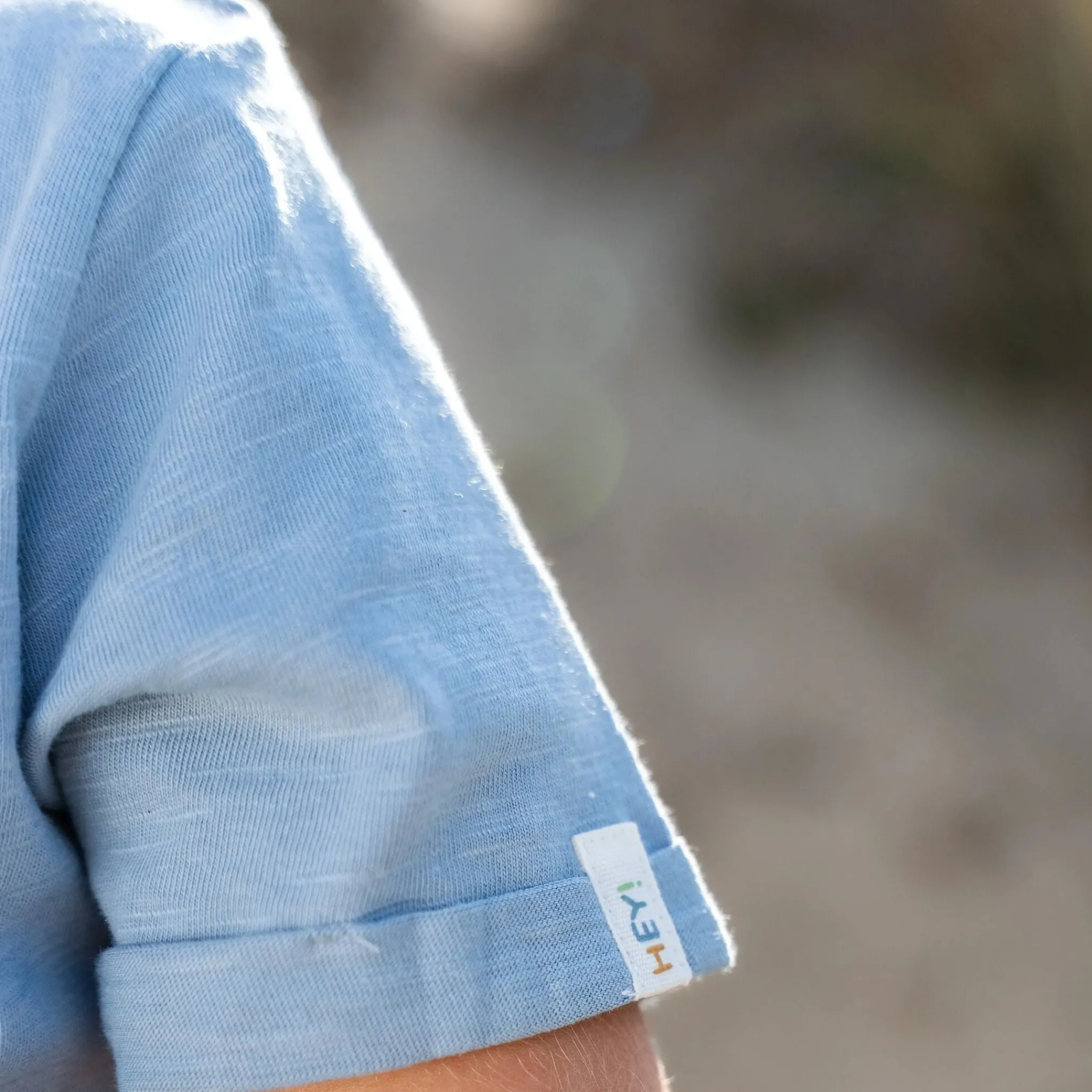 Little Dutch Shirt short sleeve print - Blue Clearance