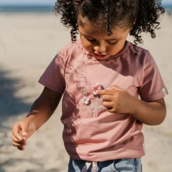 Little Dutch Shirt short sleeve - Ruffles - Pink Online