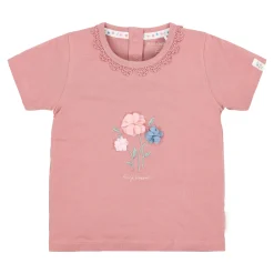 Little Dutch Shirt short sleeve - Ruffles - Pink Online