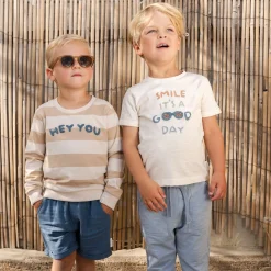 Little Dutch Shirt short sleeve - White Discount