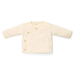 Little Dutch Shirt wrap long sleeve - Beige - Newborn Naturals