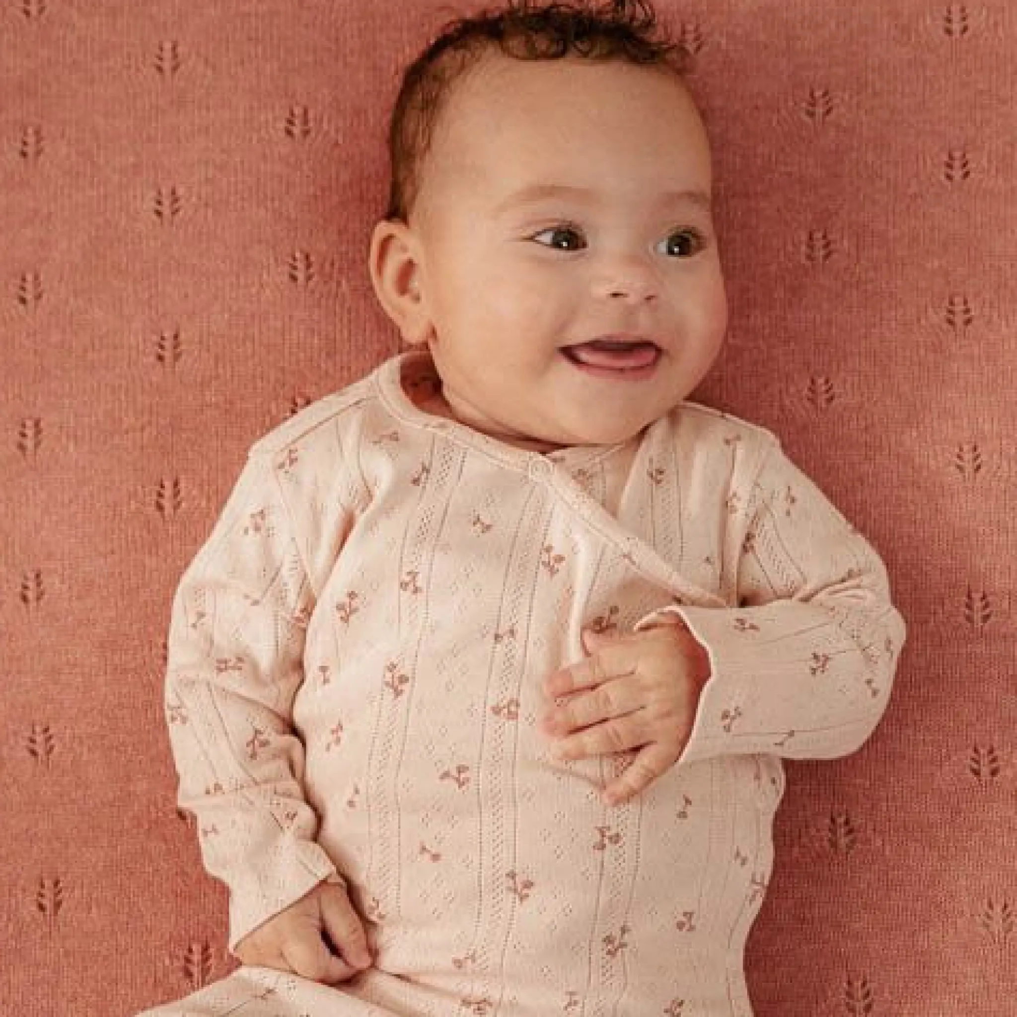 Little Dutch Shirt wrap long sleeve - Pink - Fairy Garden - Fairy Flowers Outlet