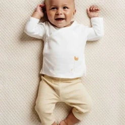 Little Dutch Shirt wrap long sleeve - White - Little Farm - Print
