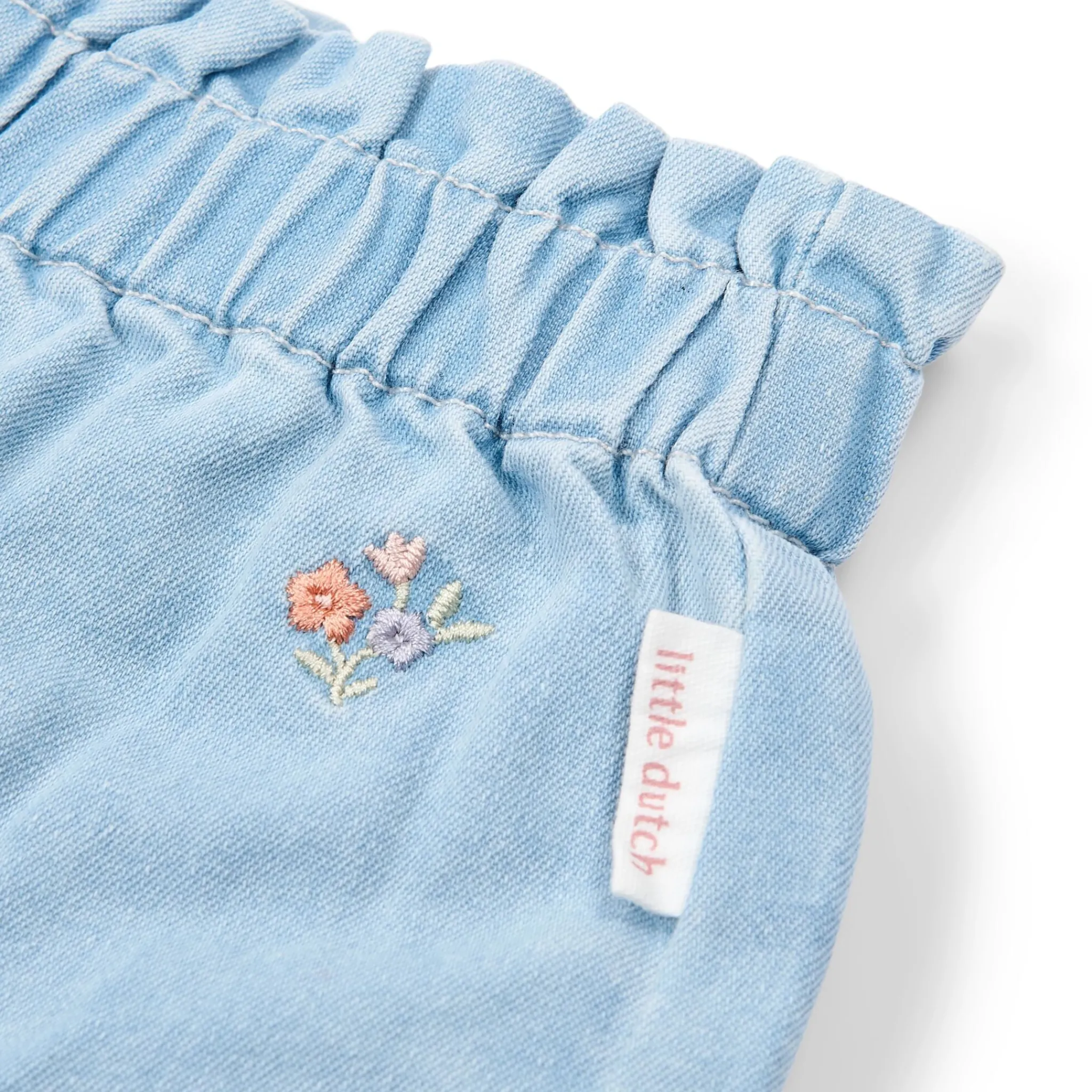 Little Dutch Shorts embroidered - Blue