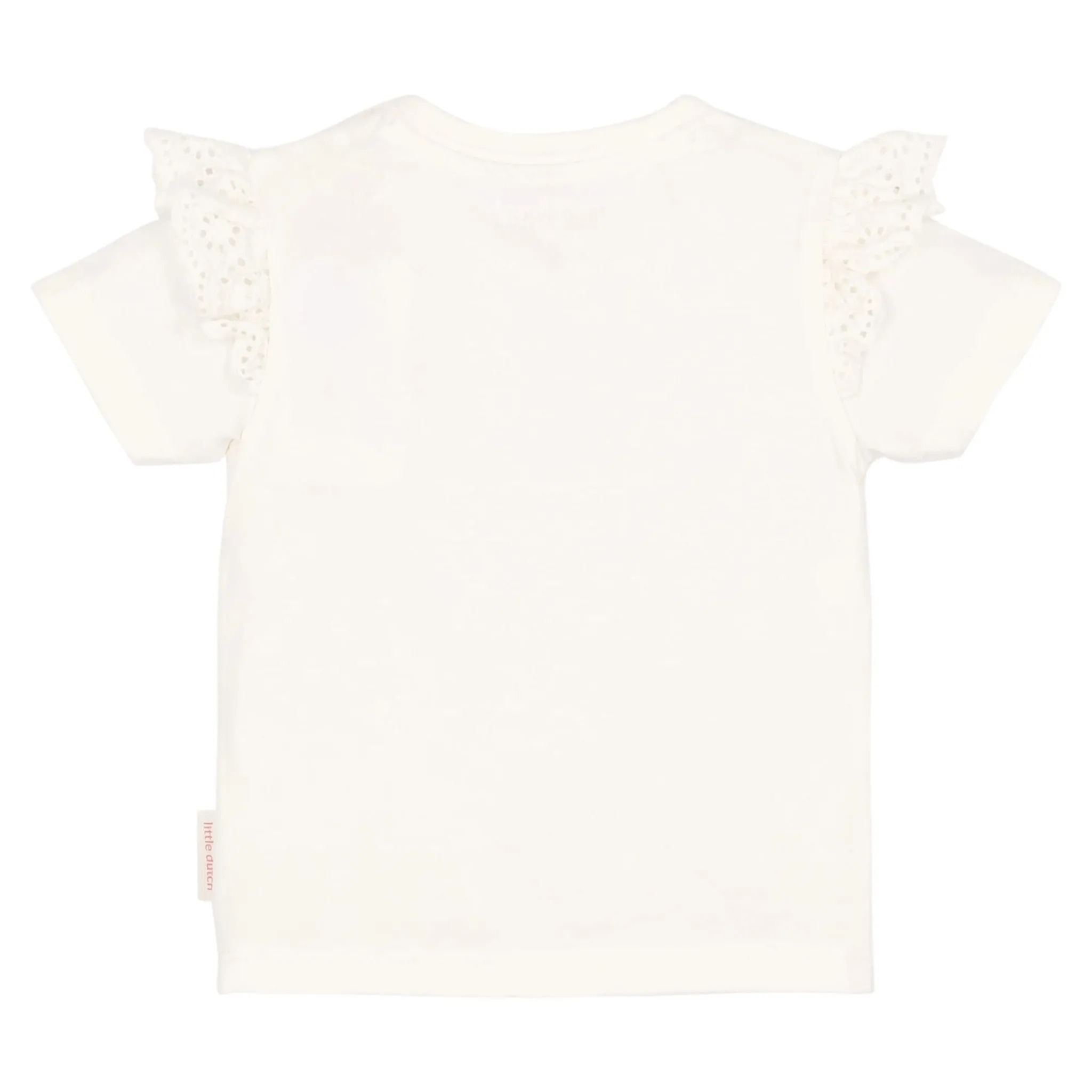 Little Dutch Short sleeve shirt - White - Flowers Sale