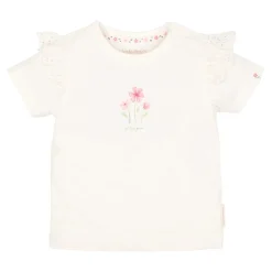 Little Dutch Short sleeve shirt - White - Flowers Sale