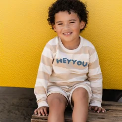 Little Dutch Shorts - Sand - Biscuit Stripe