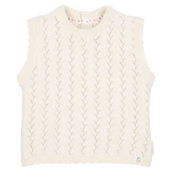 Little Dutch Singlet knitted - White