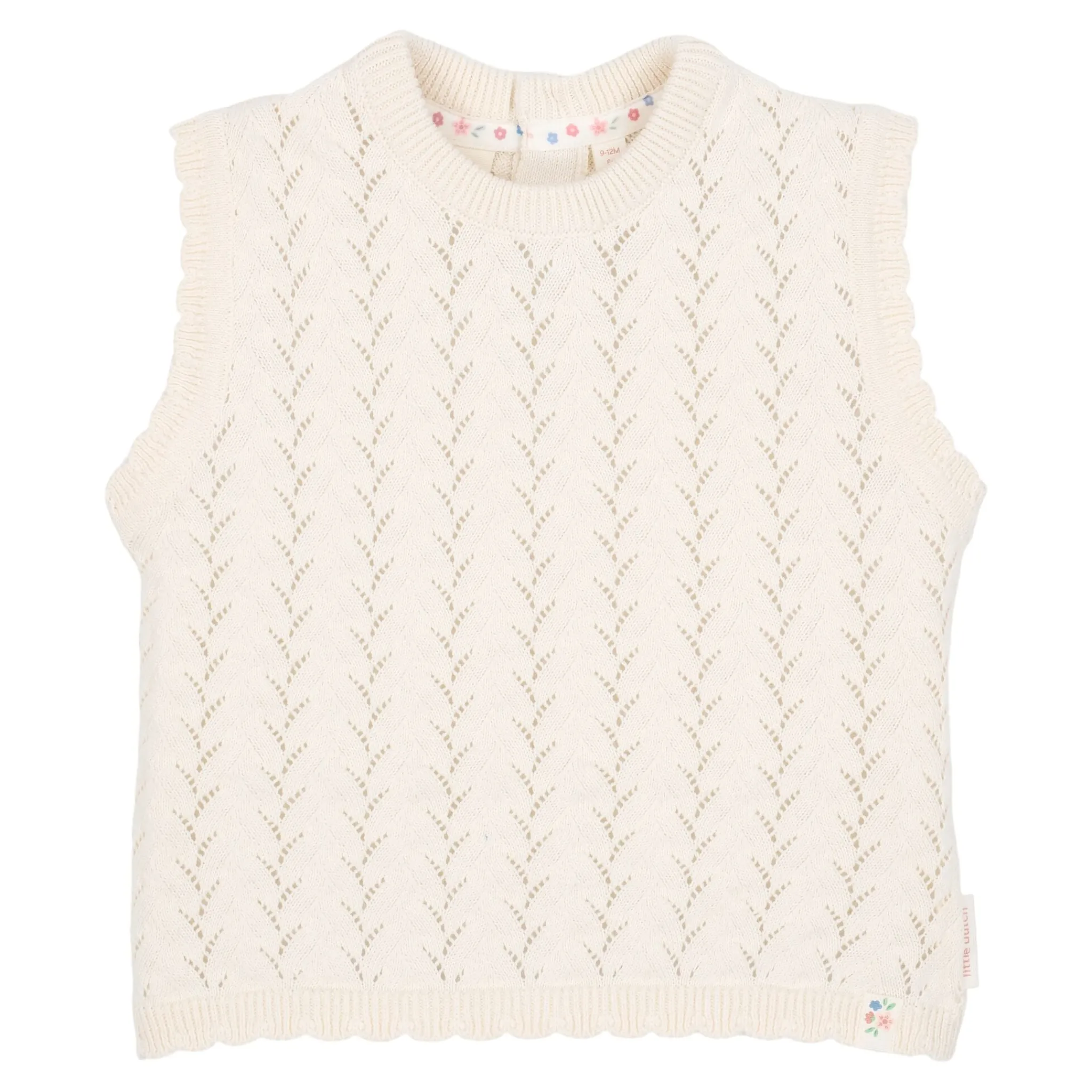 Little Dutch Singlet knitted - White