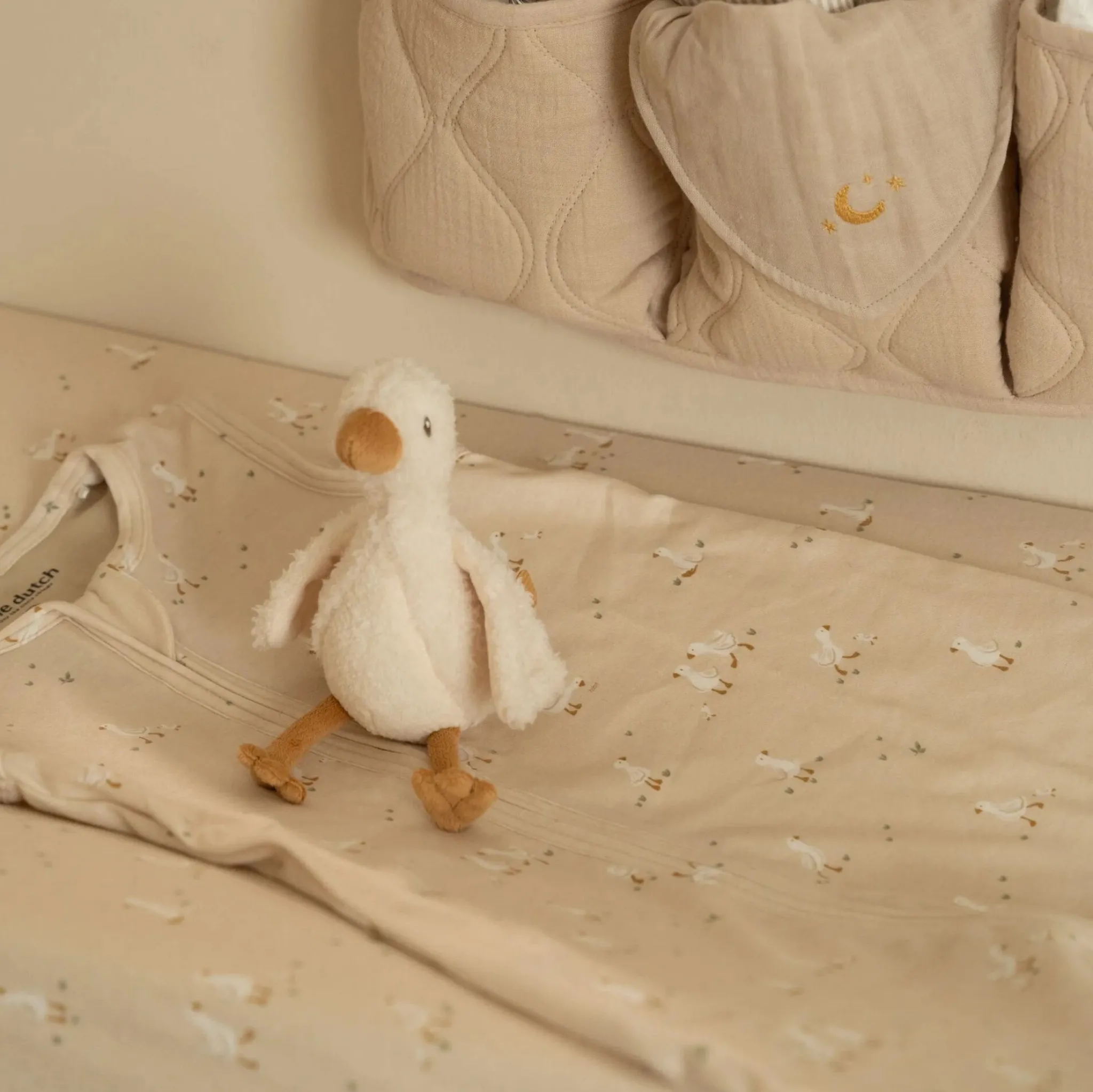Little Dutch Sleeping bag summer – Beige – Size 90 cm – Newborn Naturals – Little Goose Outlet