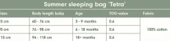 Little Dutch Sleeping bag summer muslin 70 cm Pure Ochre Spice Sale