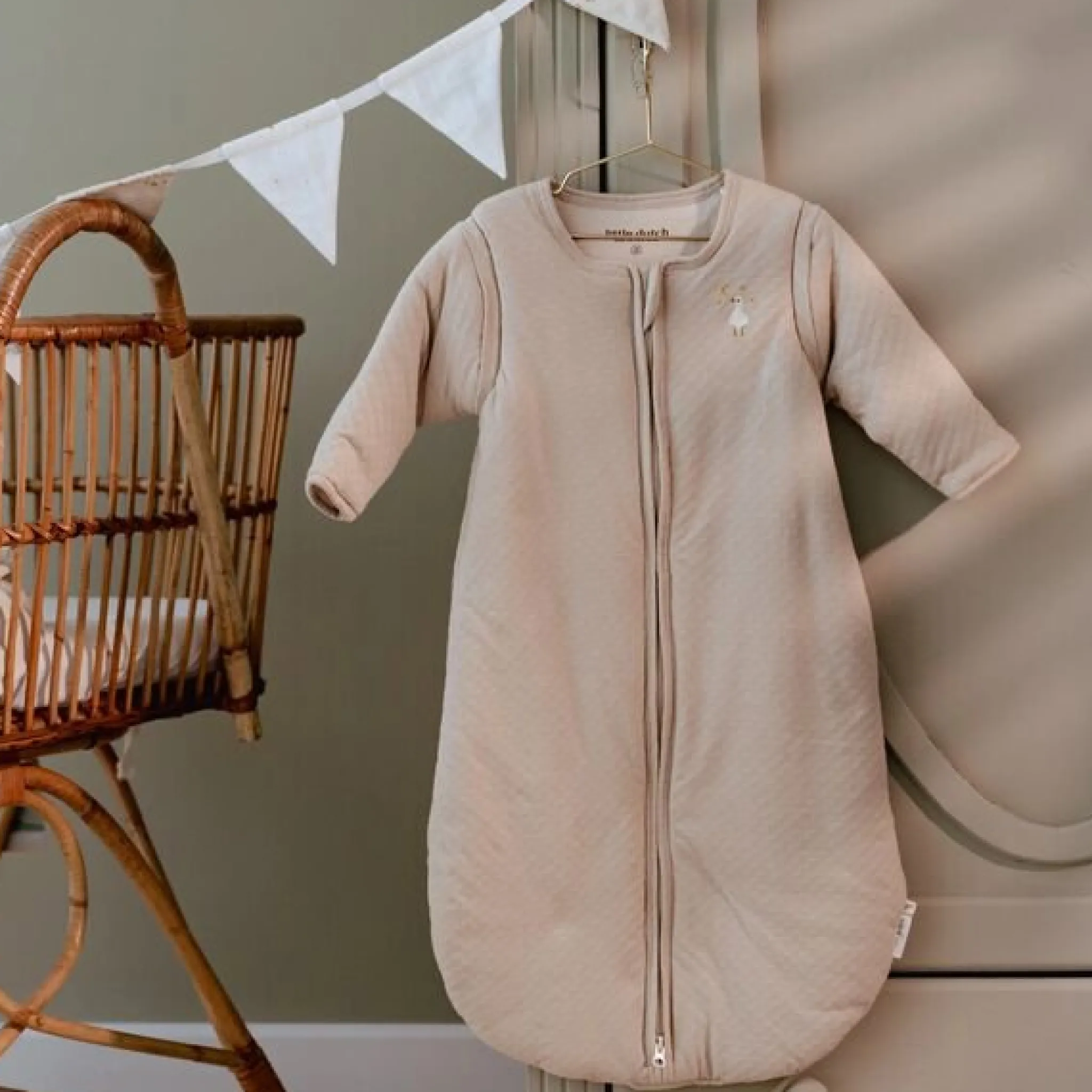 Little Dutch Sleeping bag winter – Beige – Size 90 cm – Newborn Naturals – Little Goose Sale
