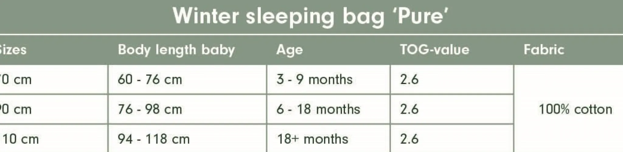 Little Dutch Sleeping bag Winter 70 cm Pure Pink Blush New