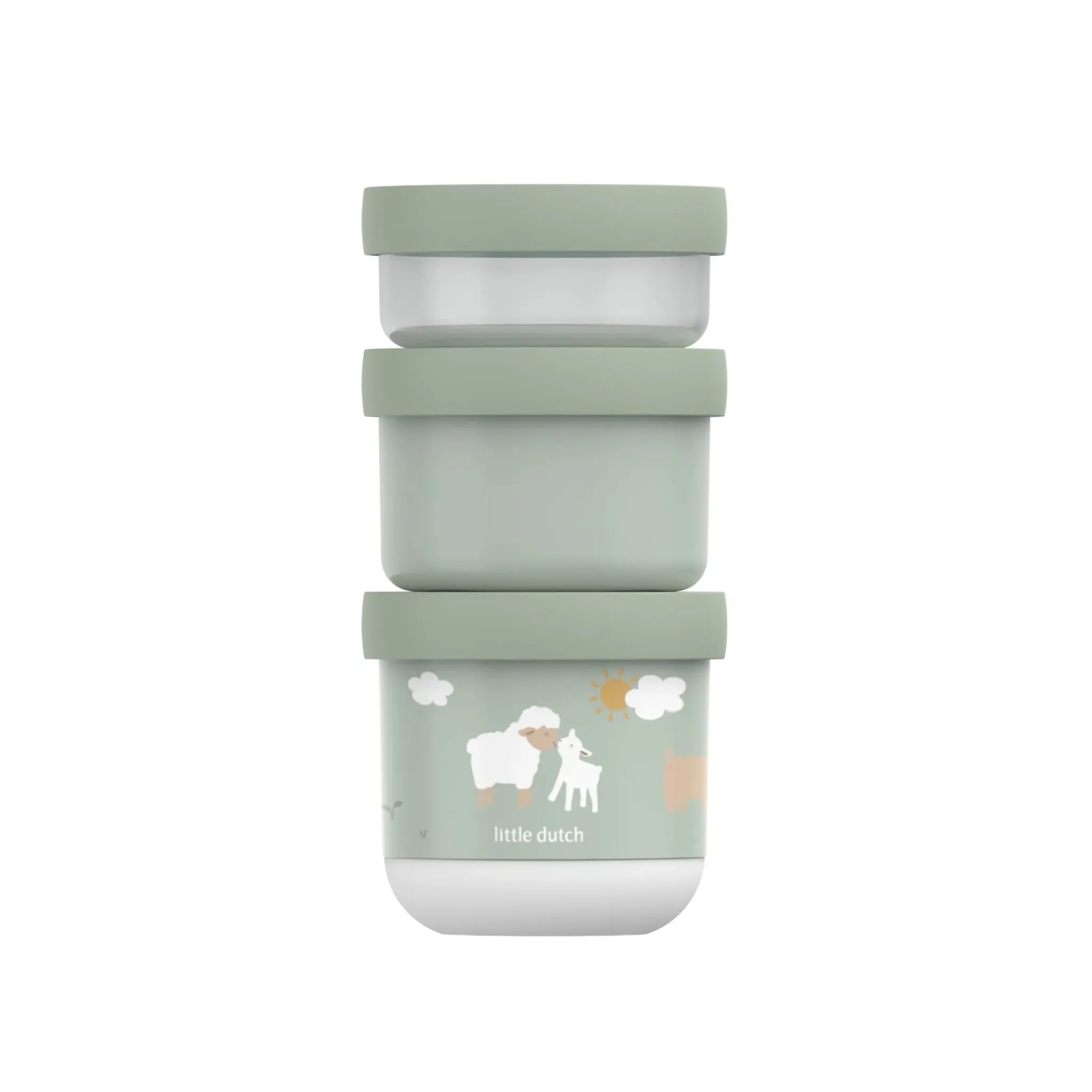 Little Dutch Snack box Stack 3-Piece Little Farm New