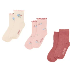 Little Dutch Socks - Set of 3 - Pink New