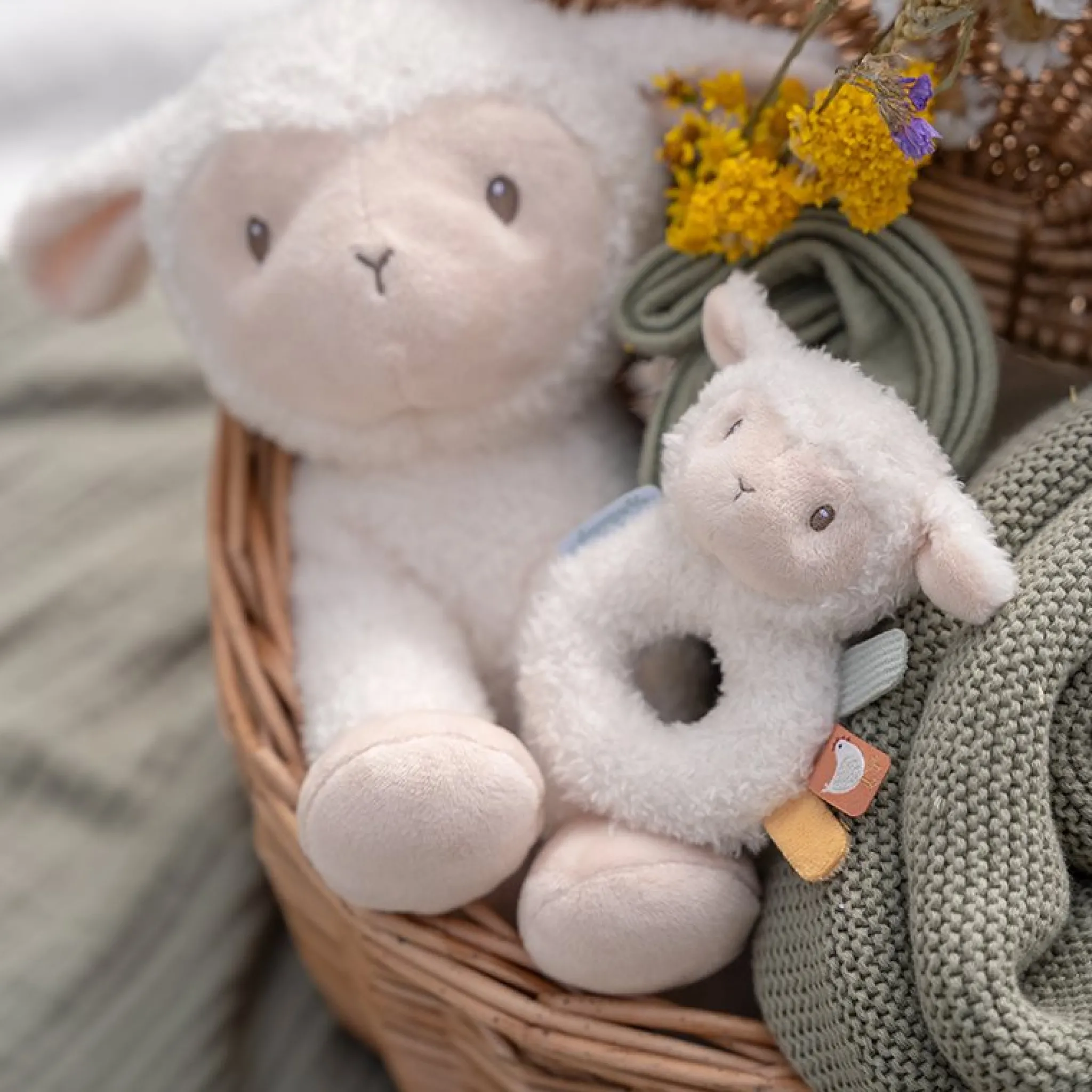 Little Dutch Soft ring rattle sheep Little Farm Discount