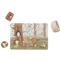 Little Dutch Sound puzzle - Blue - Forest Friends Outlet