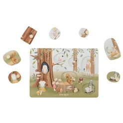 Little Dutch Sound puzzle - Blue - Forest Friends Outlet