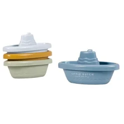 Little Dutch Stackable Bath Boats Blue Best