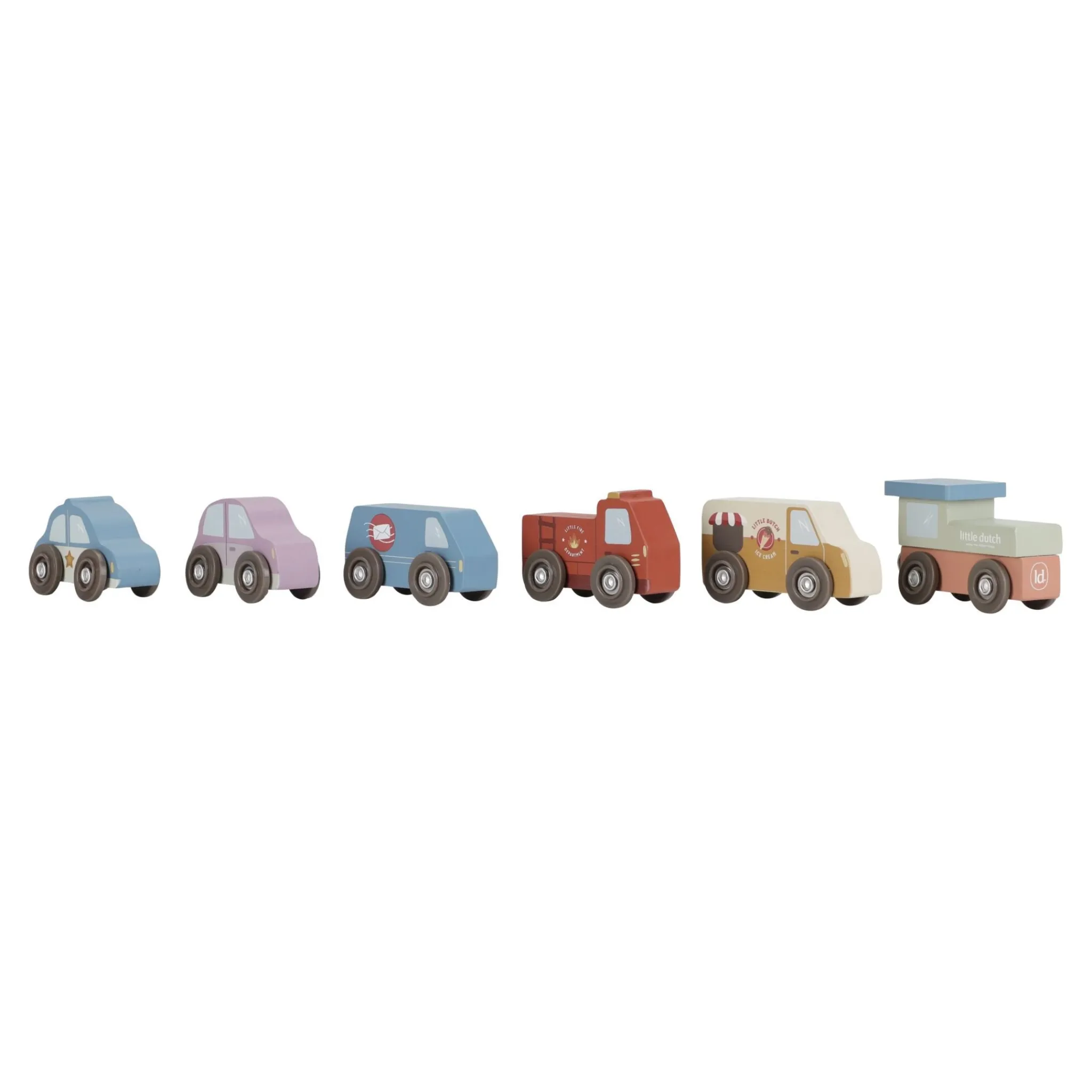 Little Dutch Stacking blocks with cars – Multicolored – Essentials Discount
