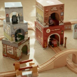 Little Dutch Stacking blocks with cars – Multicolored – Essentials Discount