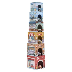 Little Dutch Stacking blocks with cars – Multicolored – Essentials Discount