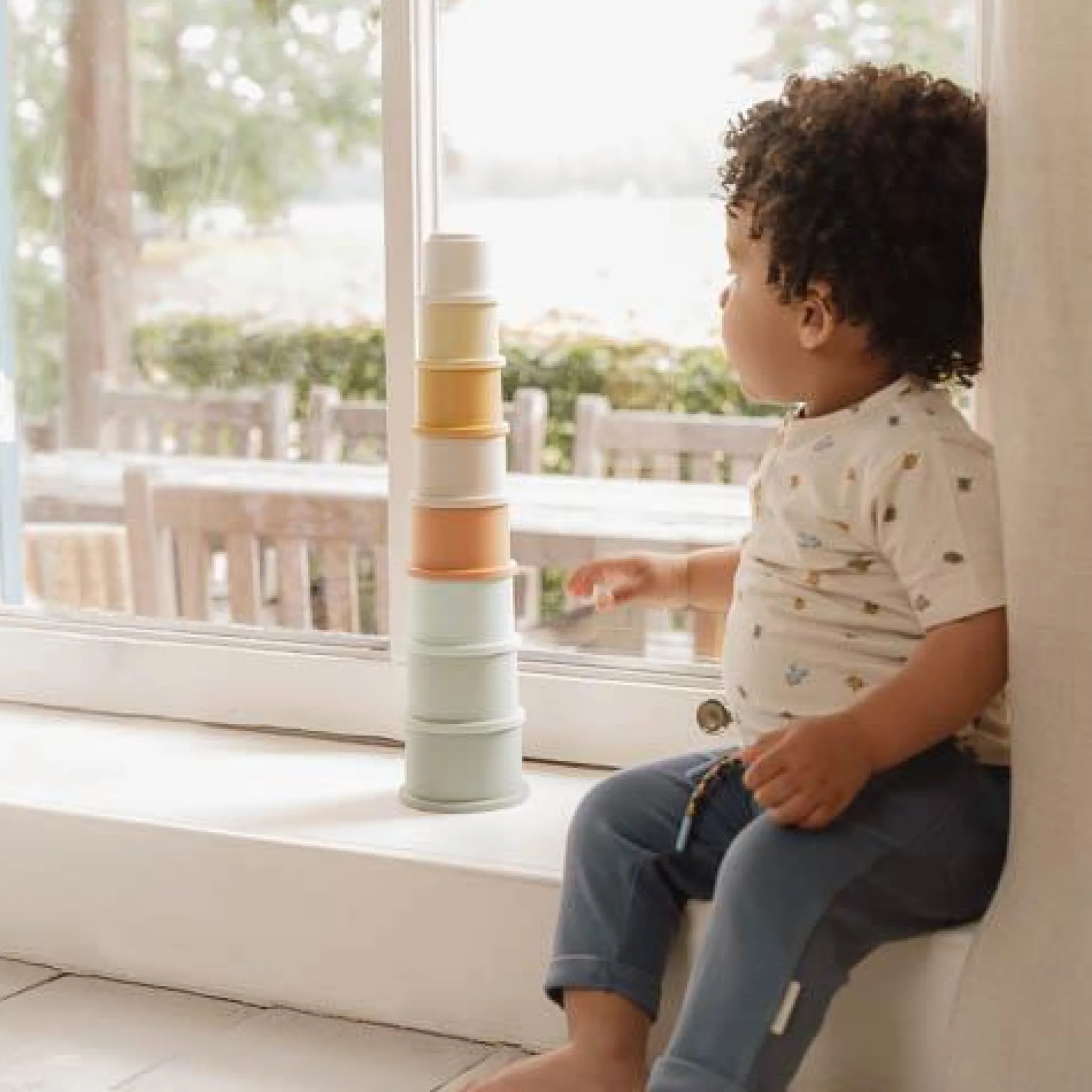 Little Dutch Stacking cups - Multicolored - Essentials Online