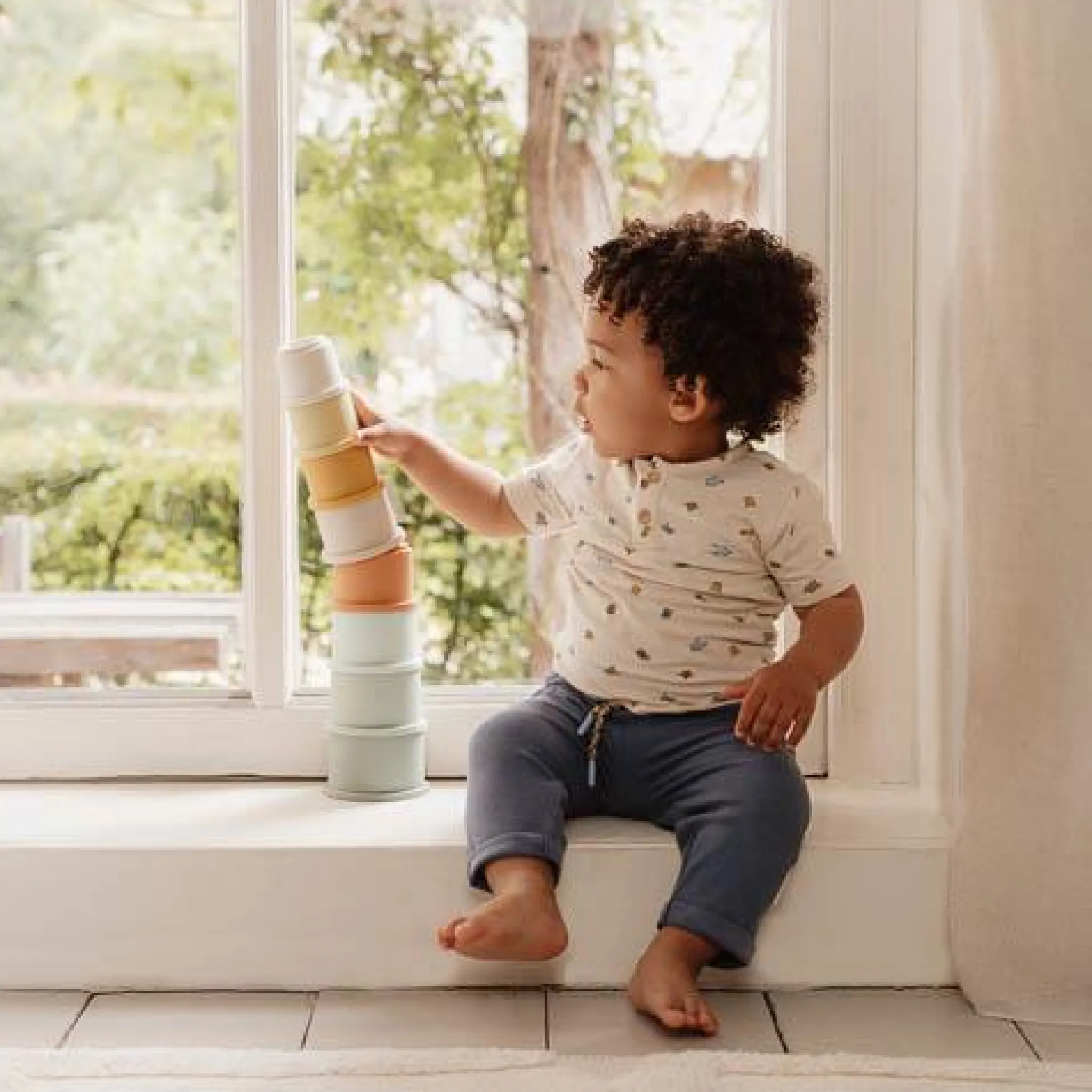 Little Dutch Stacking cups - Multicolored - Essentials Online