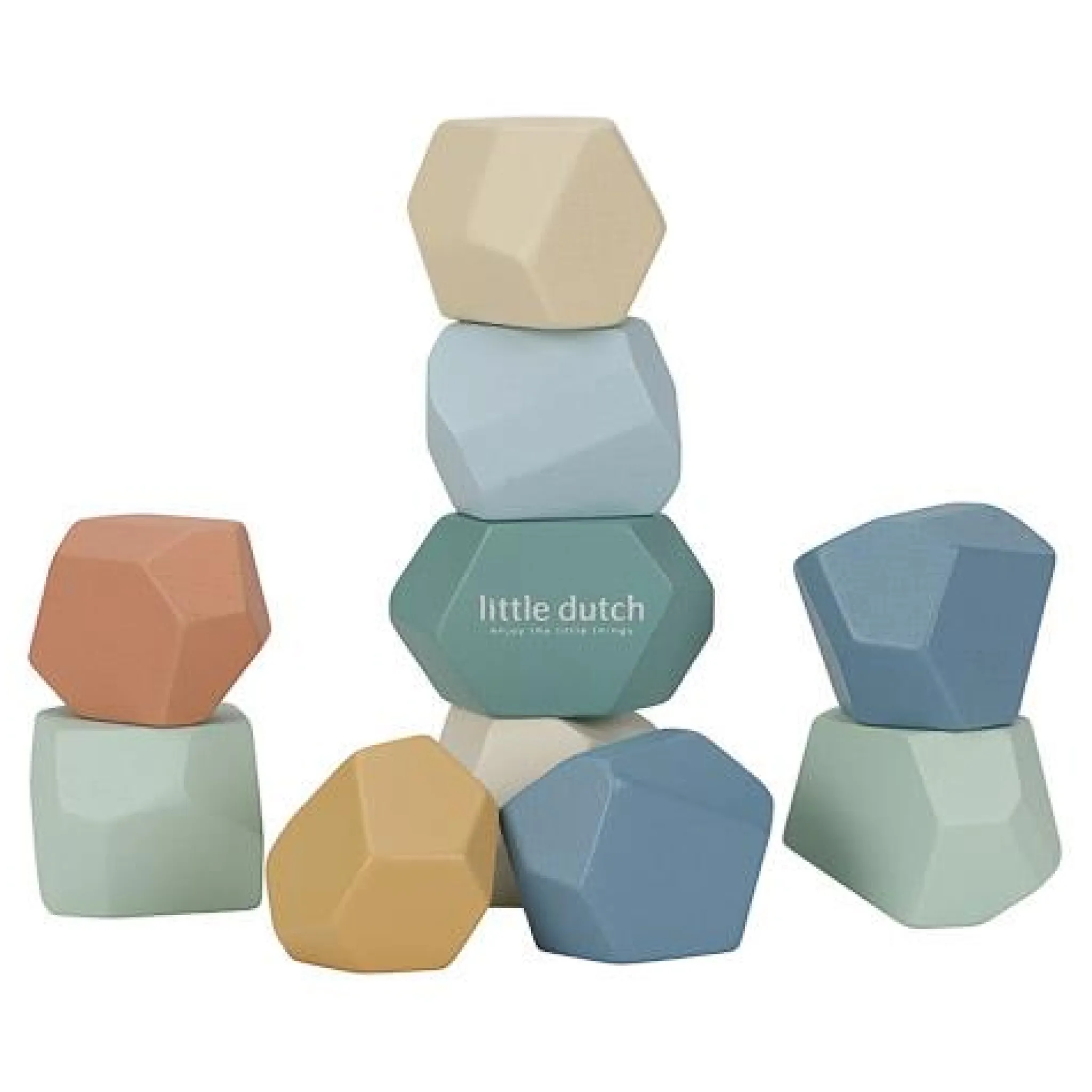 Little Dutch Stacking stones - Multicolored - Forest Friends Hot