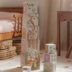 Little Dutch Stacking Tower - Pink - Fairy Garden Online
