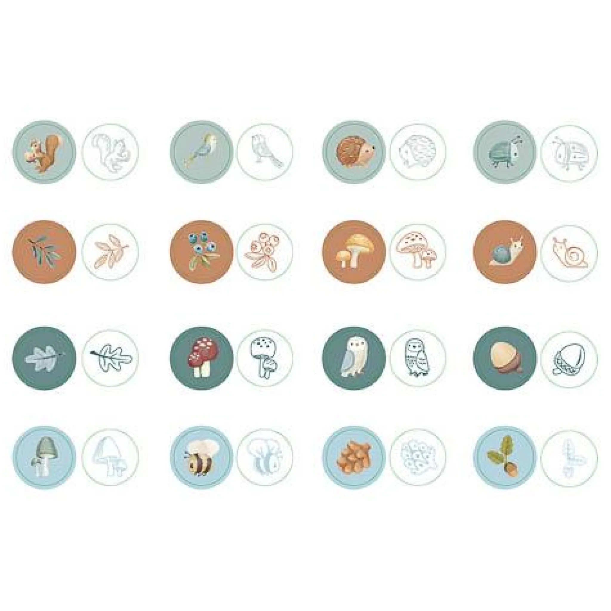 Little Dutch Stamps - Forest Friends Hot
