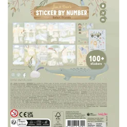 Little Dutch Sticker book by numbers - Jim Online