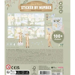 Little Dutch Sticker book by numbers - Rosa Sale
