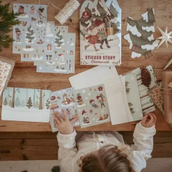 Little Dutch Sticker Christmas cards - Essentials Online