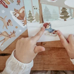 Little Dutch Sticker Christmas cards - Essentials Online