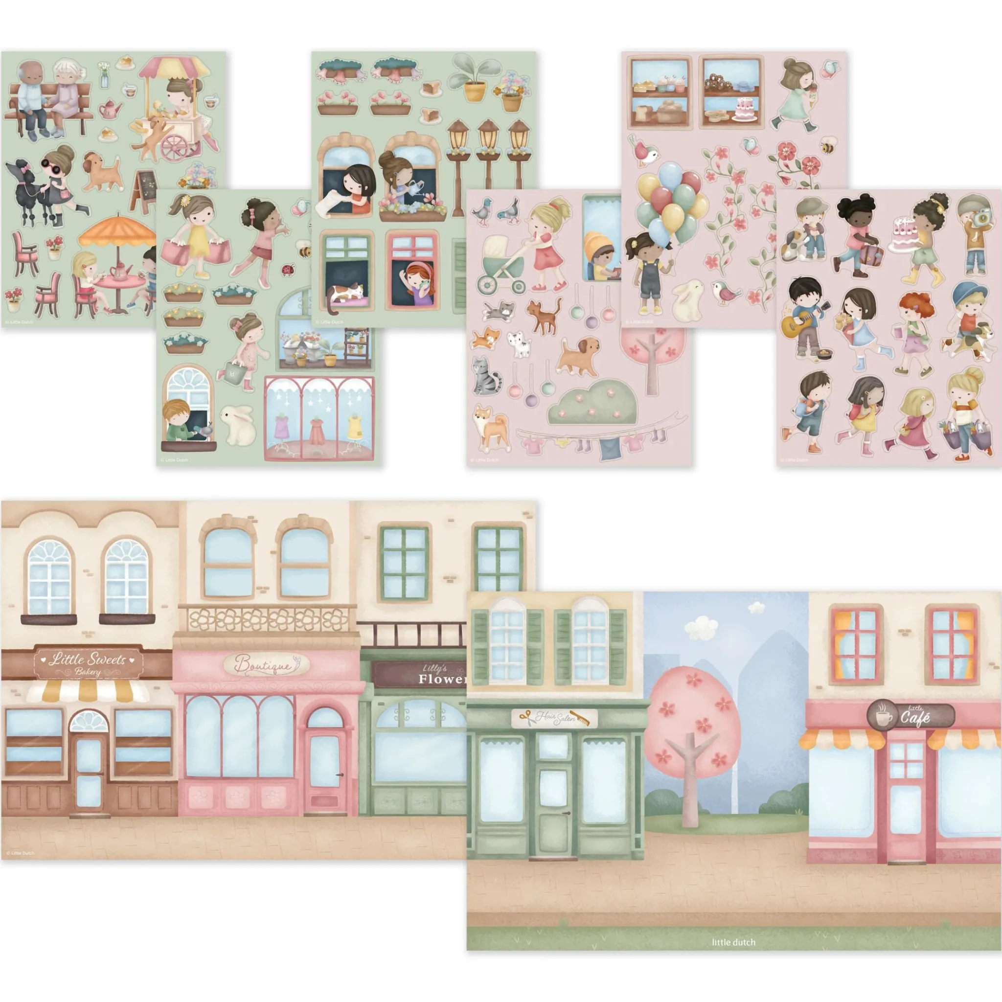 Little Dutch Stickers - Essentials - Pink New