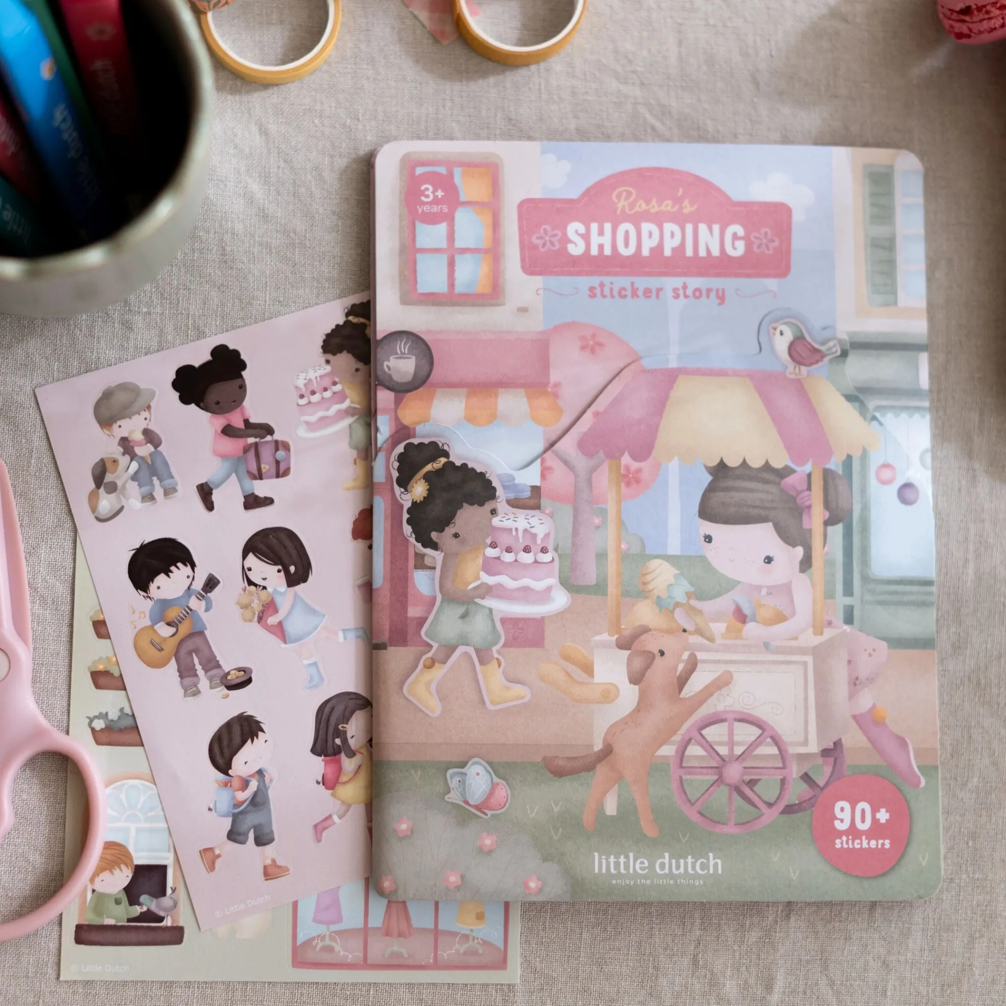 Little Dutch Stickers - Essentials - Pink New