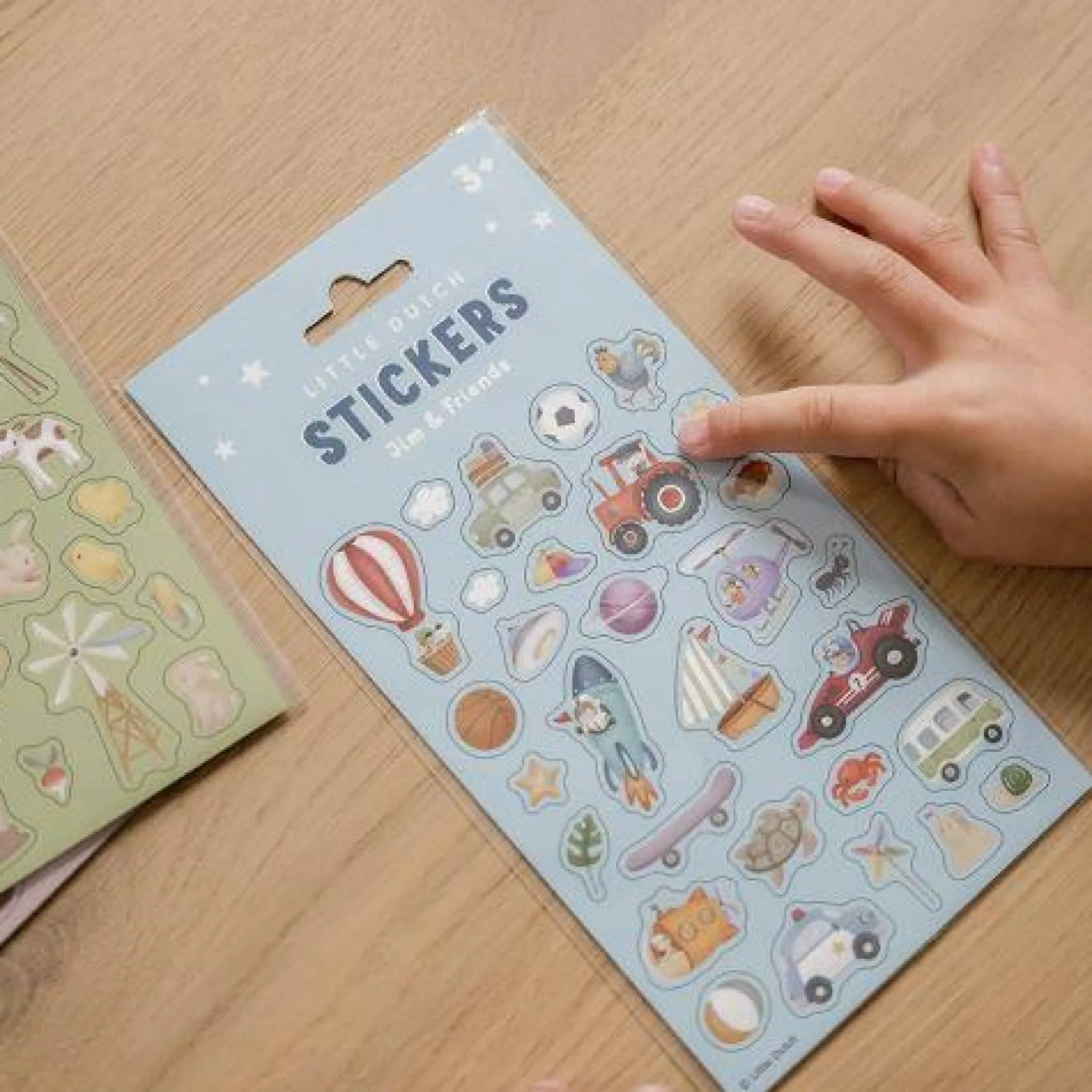 Little Dutch Sticker sheet Jim & Friends Best