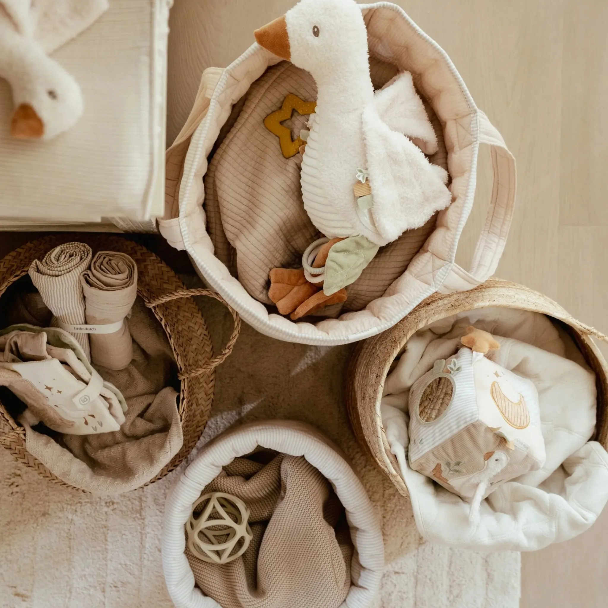 Little Dutch Storage basket large - Beige - Essentials Best