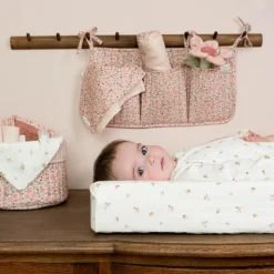 Little Dutch Storage basket small - Pink - Fairy Garden - Fairy Floral Clearance